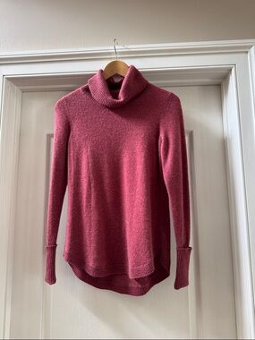Max Studio Rose Pink Turtleneck Sweater